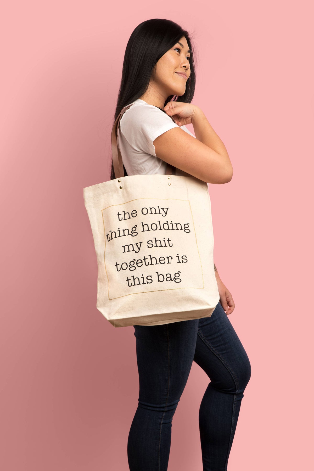 Shit Together Tote Bag (funny, mom)