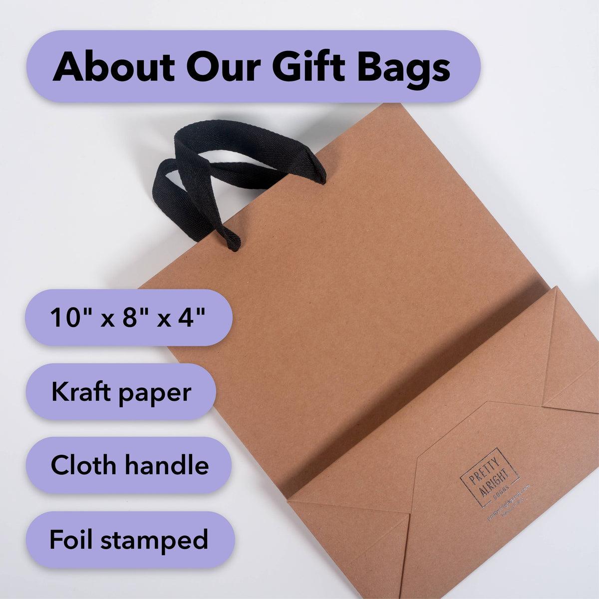 Wrapping is Hard (Green) - Holiday Funny Gift Bag