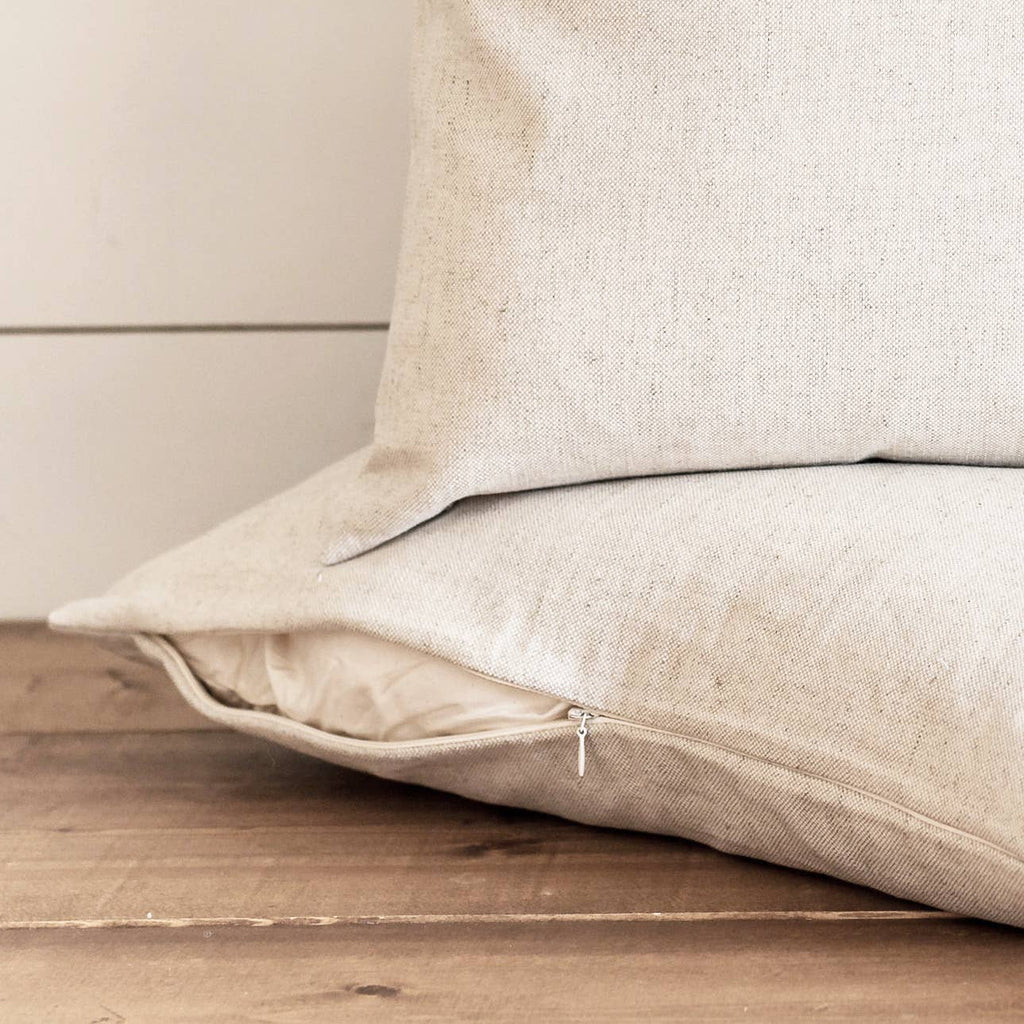 Love Where you're at Throw Pillow: Natural / 16" x 26" PILLOW COVER ONLY
