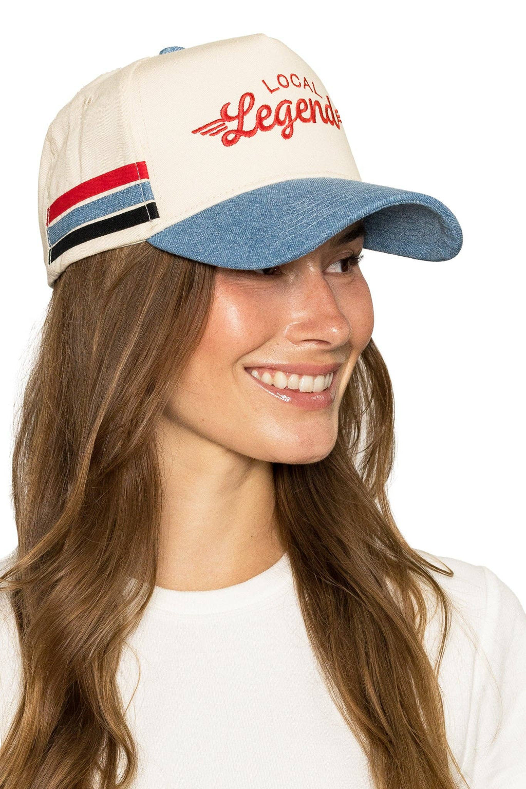 Local Legend Trucker Hat Denim: Denim