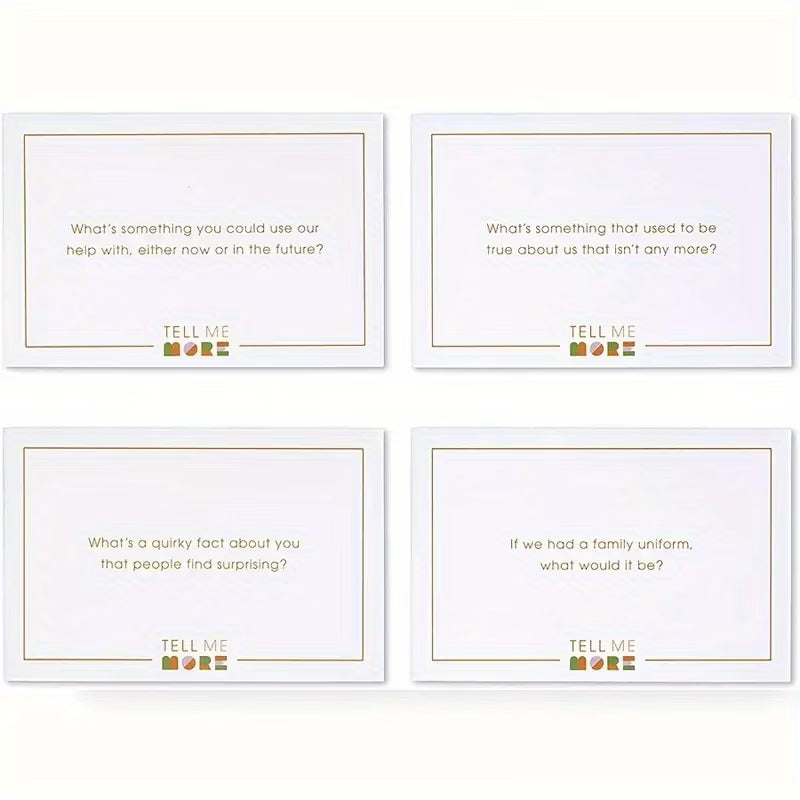 Tell Me More is a conversation card game