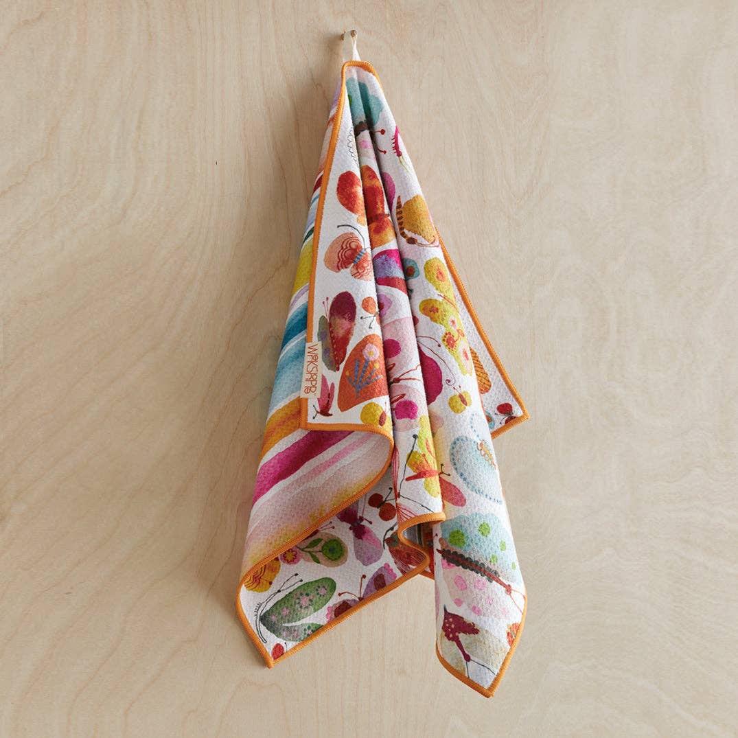 Belize Butterflies Microfiber Towel, Spring Decor and Gift