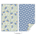 Blue Coneflower Microfiber Kitchen Towel, Spring Decor Gift