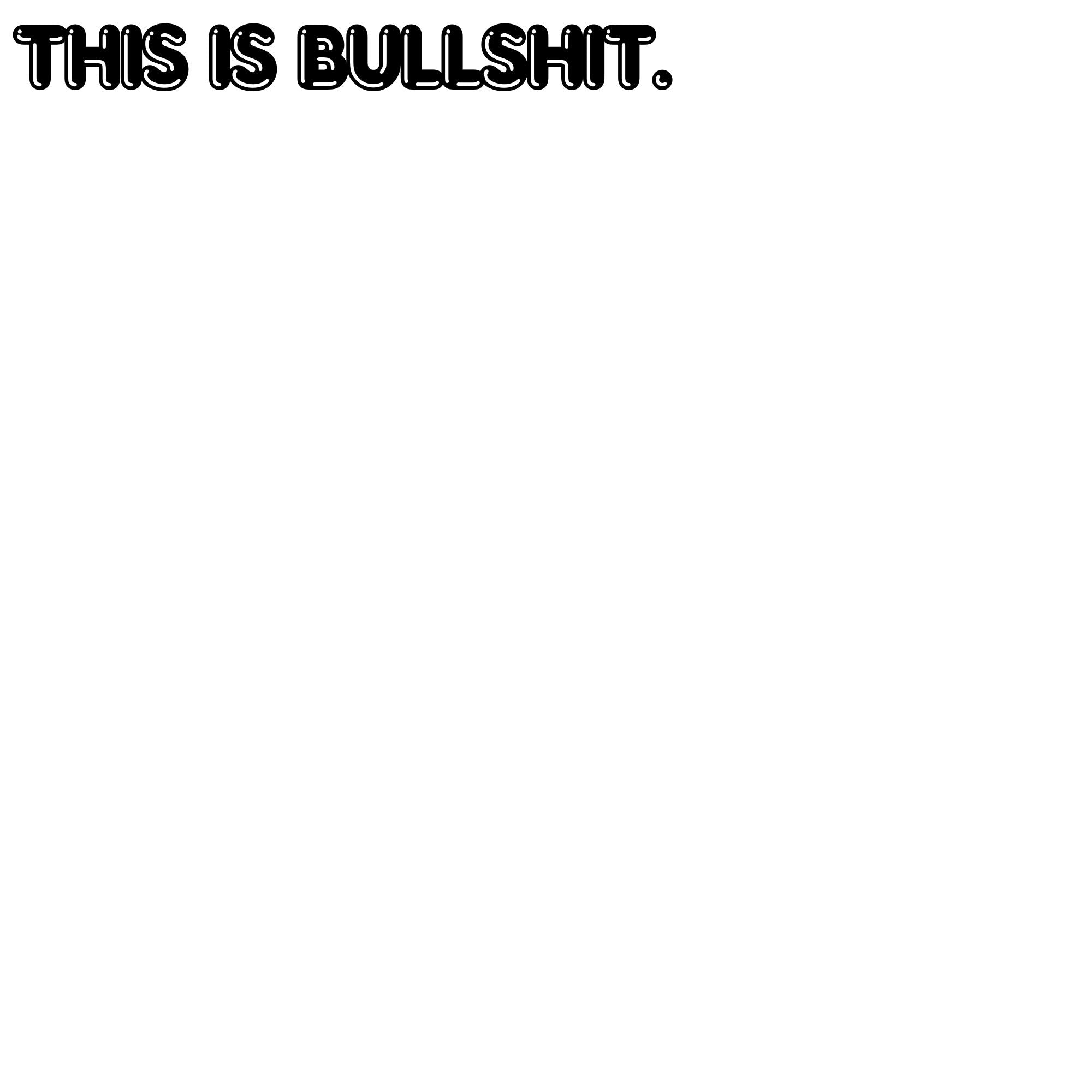 Bullsh$t Sticky Note Pad