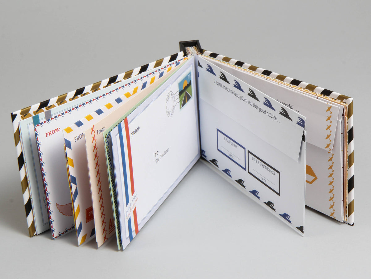 Letters to the Graduate Keepsake Book | Fill-in-the-Blank Letter Journal | Graduation Gift | High School & College Graduate Memory Book