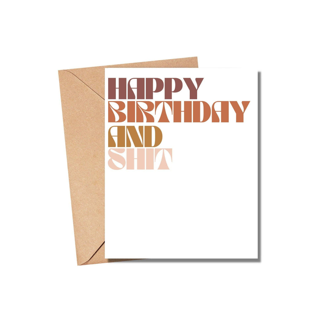 Happy Birthday and Shit Card