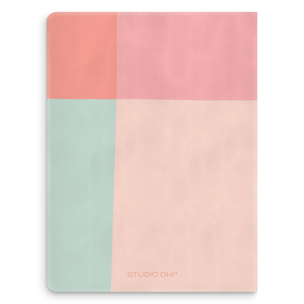 Shit I can't say out loud Journal | Pastel Color Block Medium Deconstructed Journal