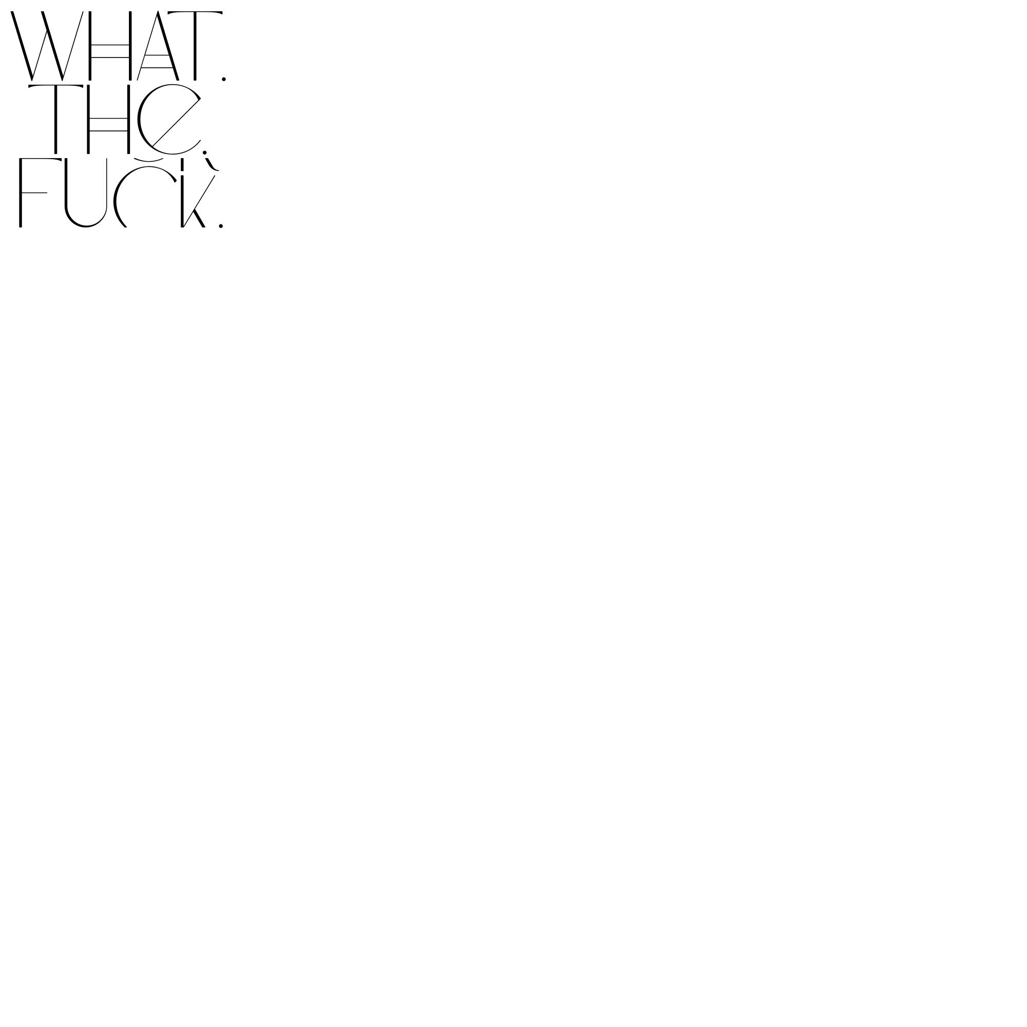 W.T.F. Sticky Note Pad