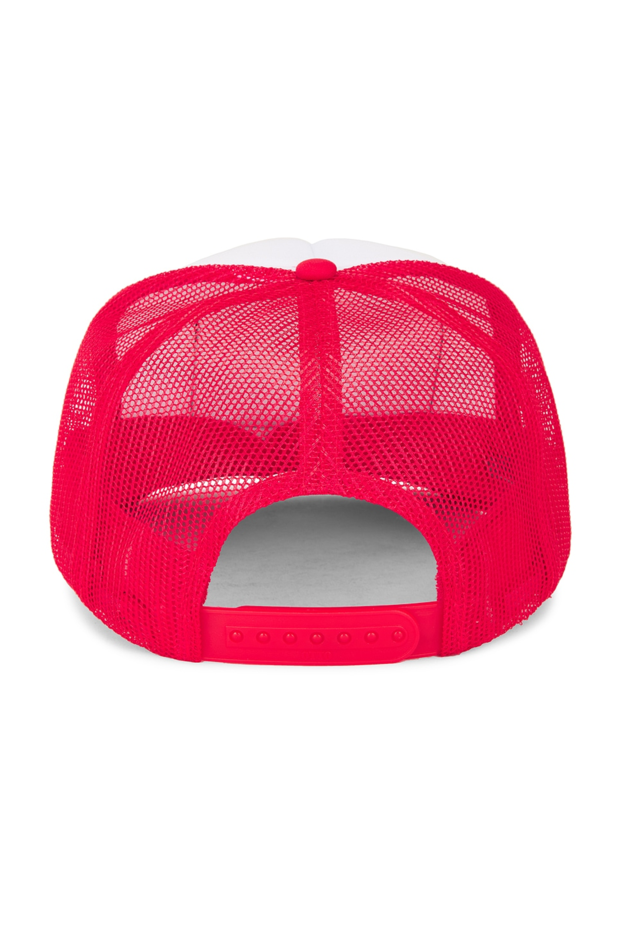 Kick Rocks Trucker Hat in Red Split: Red Split