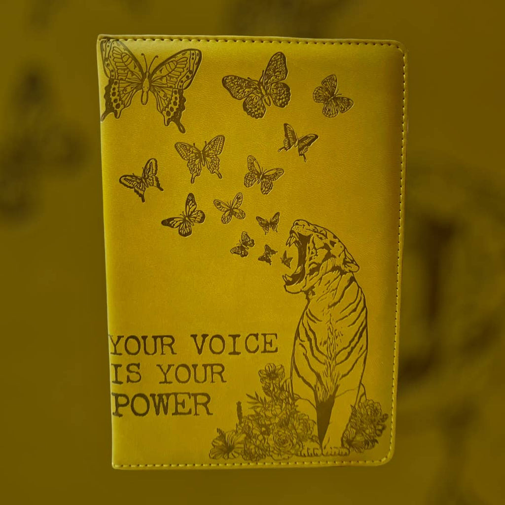 Journal Your Voice is Your Power Vegan Journal