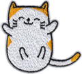 Patch - Cat - Belly Up Orange And White Chubby Cutie