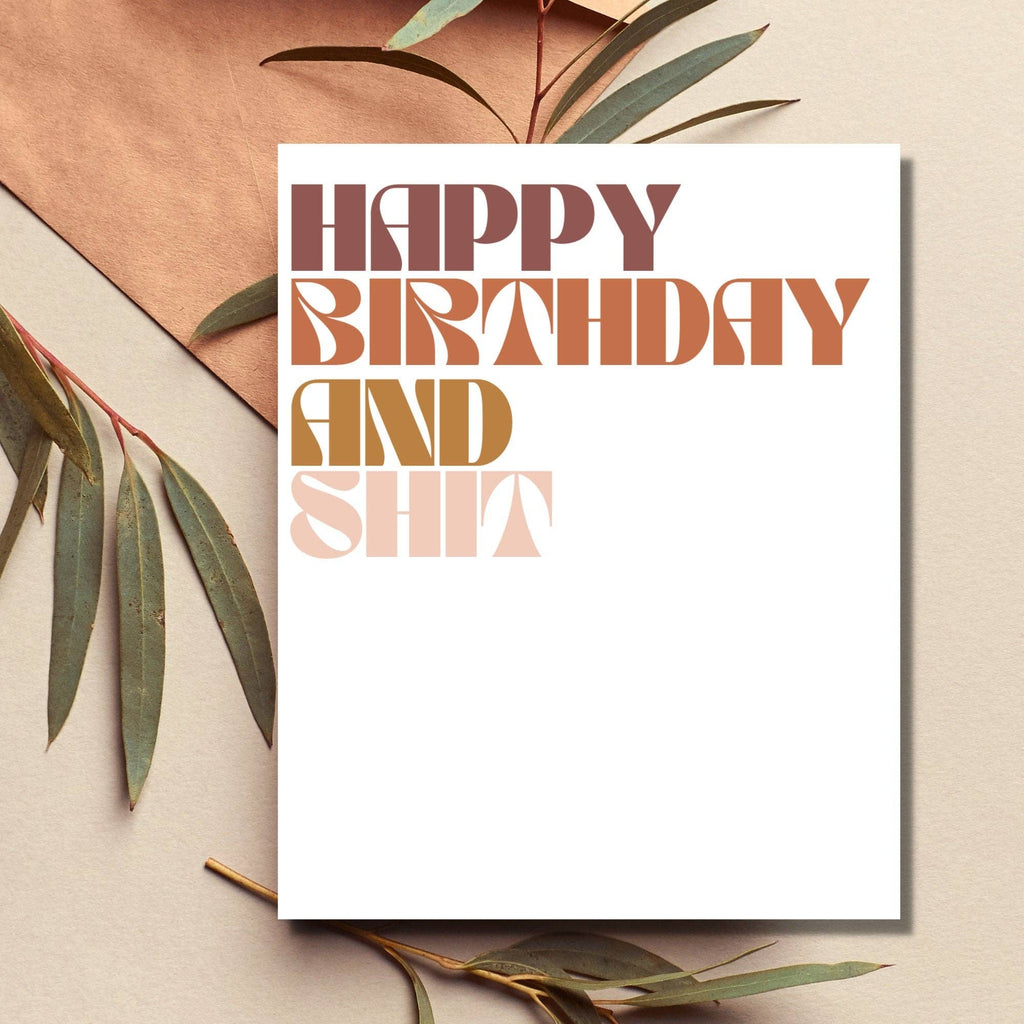 Happy Birthday and Shit Card