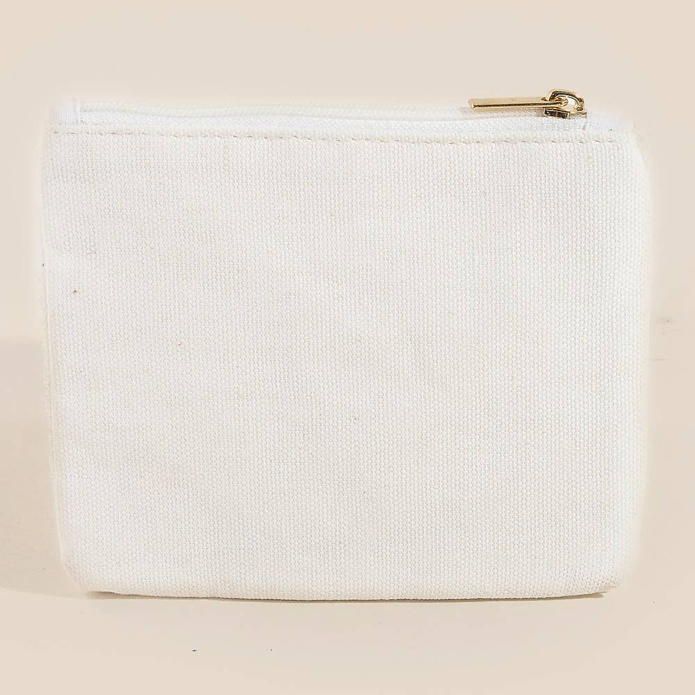 Handmade Seed Beaded Dog Mom Coin Purse