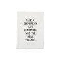 Take A Deep Breath Handmade Paper Print- 12"x16"