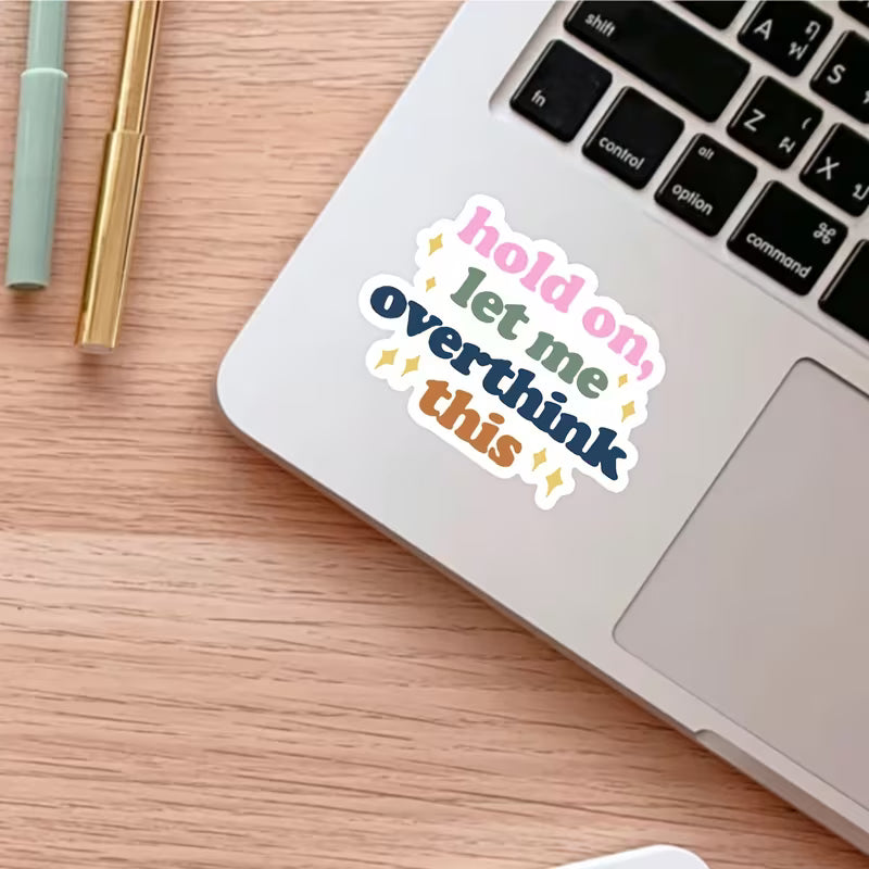 Overthink This (multi-color) vinyl sticker