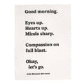 Good Morning (Lin-Manuel Miranda) Handmade Paper Print - 12"x16"