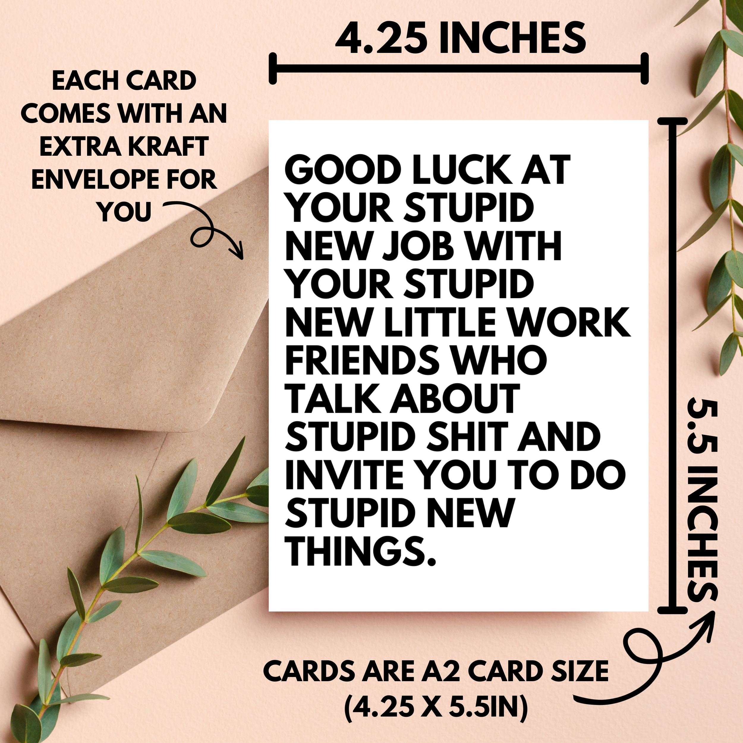 Coworker or Boss Leaving Gift, New Job Card for Friend