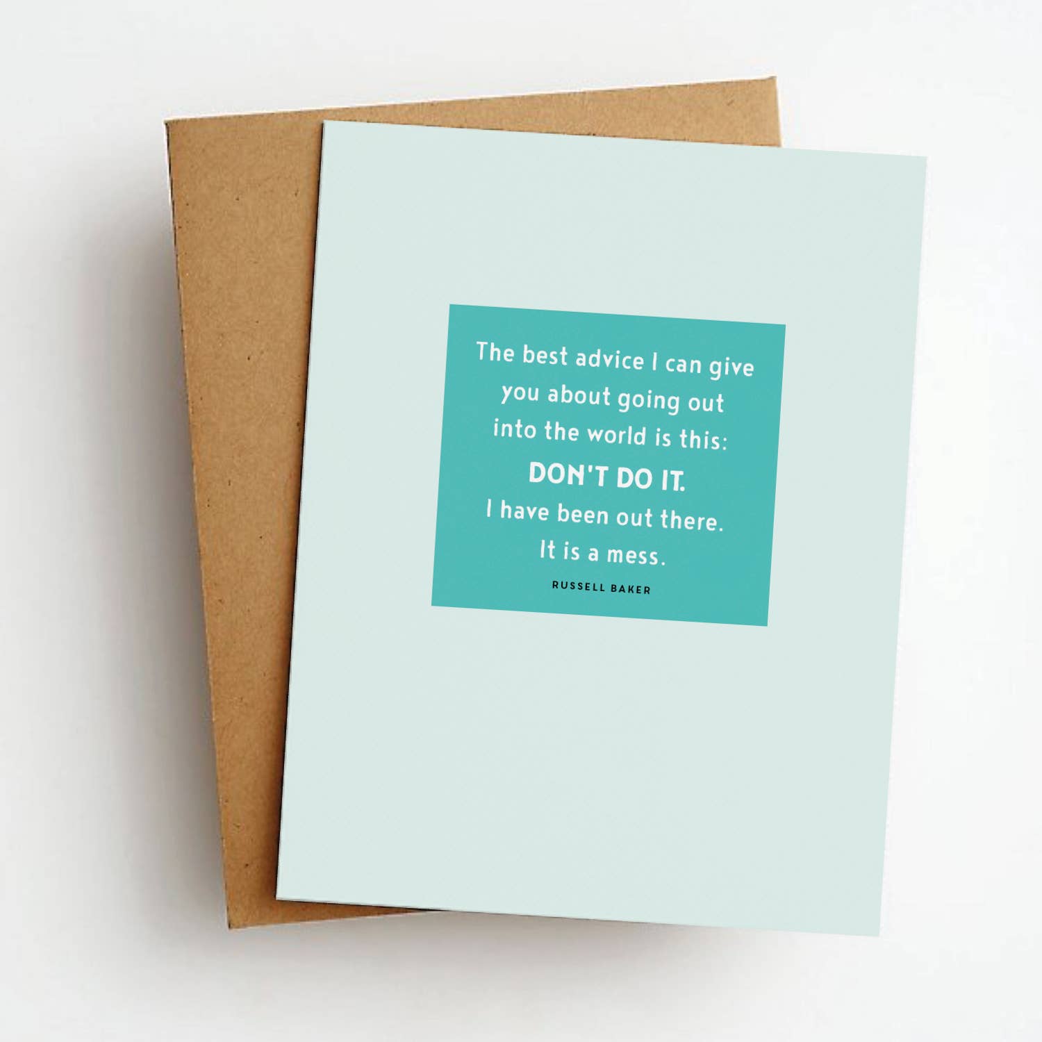 Don't Do It Graduation Greeting Card