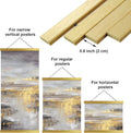 Large Gold Magnetic Poster/Picture Hanger Frame