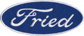 Patch - "Fried" - Blue And White Logo - Ford Parody