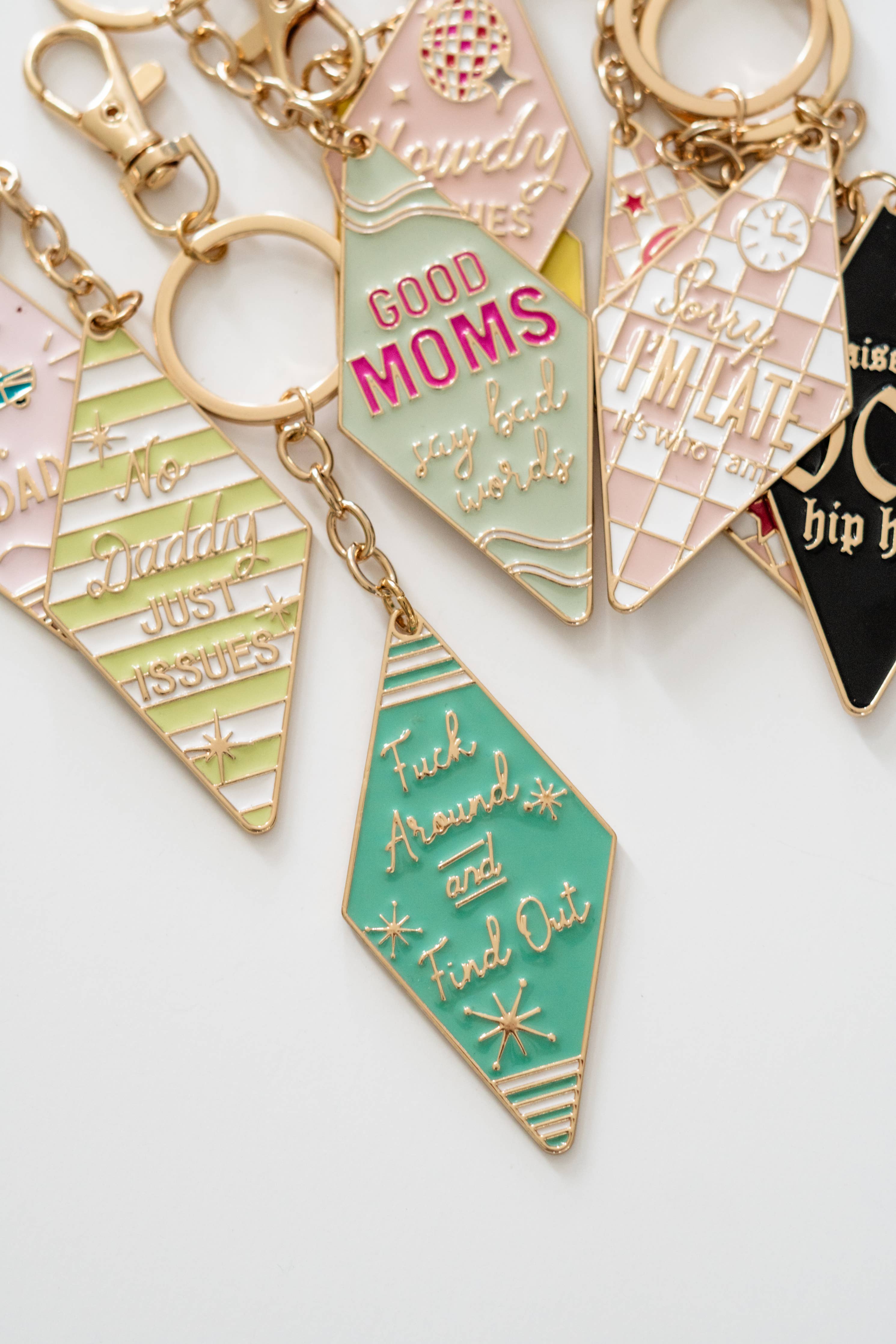 Bag Charm, Motel Keychain, Enamel Keychain, Retro keychain: Raised on 90s Hip Hop