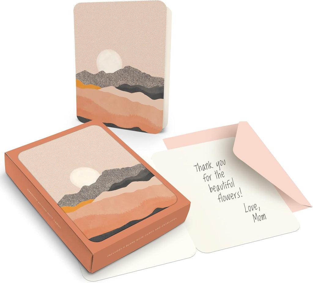 Studio Oh! Sun On The Horizon Artisan Note Cards
