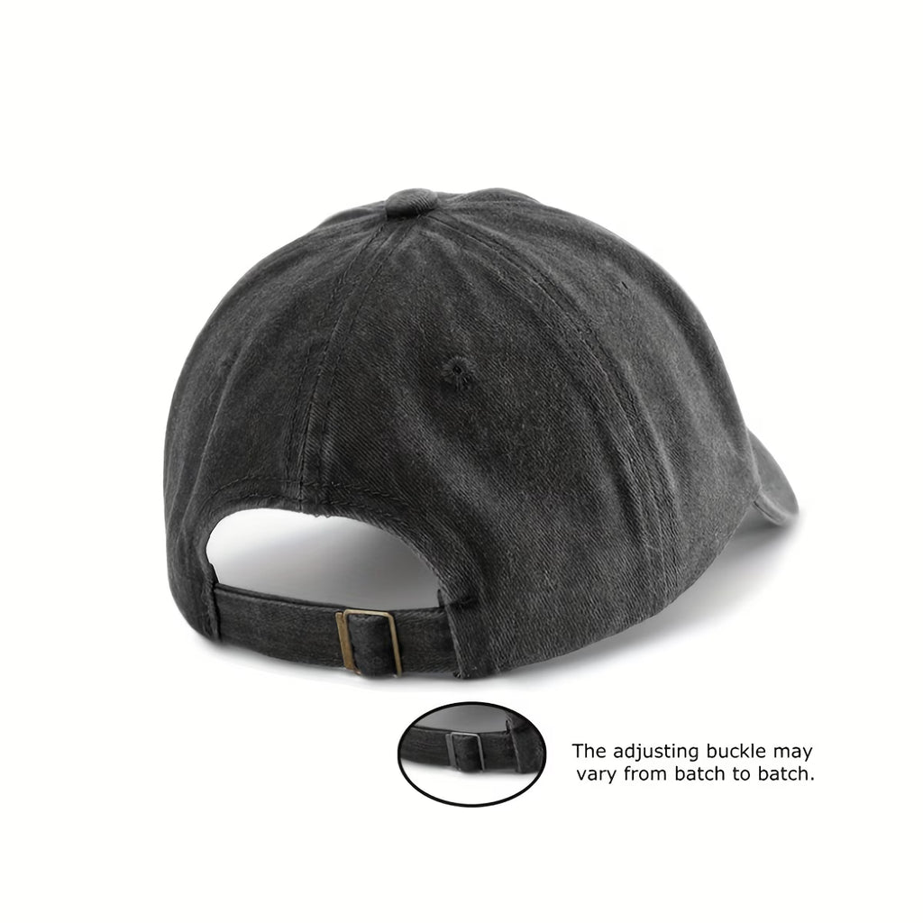 Overstimulated | Women's Washed Baseball Cap | Fashionable Outdoor Retro Street Urban Style Unisex Baseball Cap Curved Brim Dad Hat Sun Hat Suitable for Vacation Beach Travel Hat