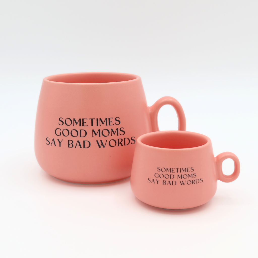 Cappuccino Mug | Shot Glass | Sometimes Good Moms