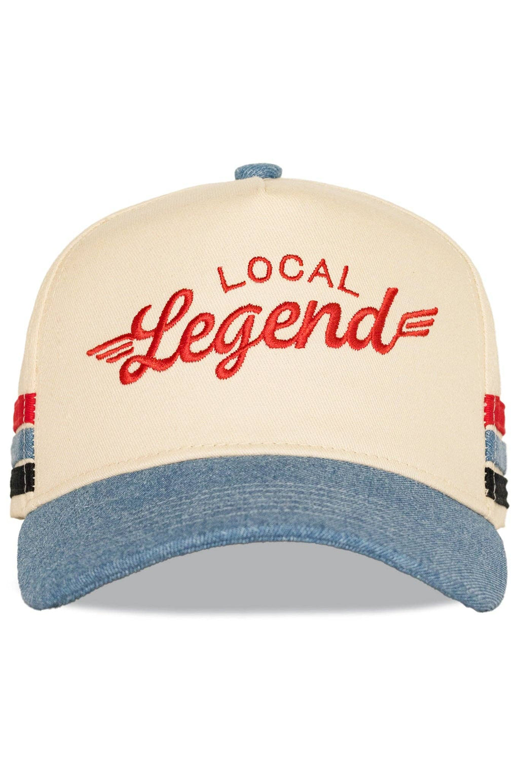 Local Legend Trucker Hat Denim: Denim