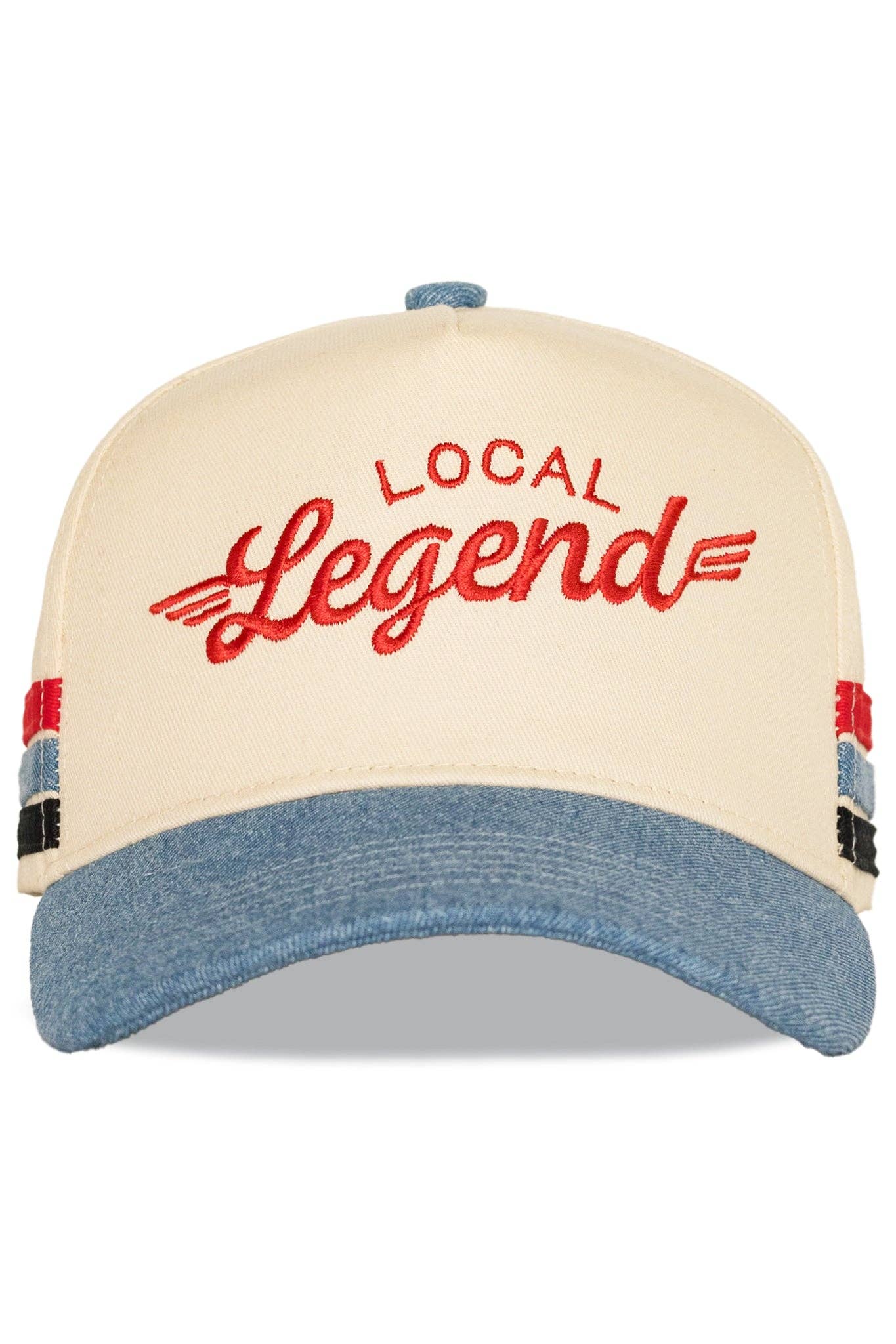 Local Legend Trucker Hat Denim: Denim