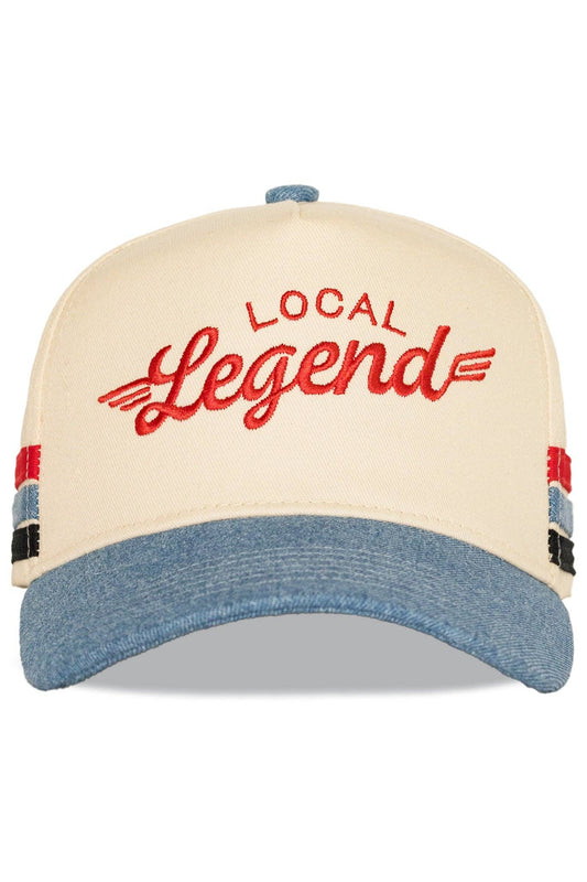 Local Legend Trucker Hat Denim: Denim