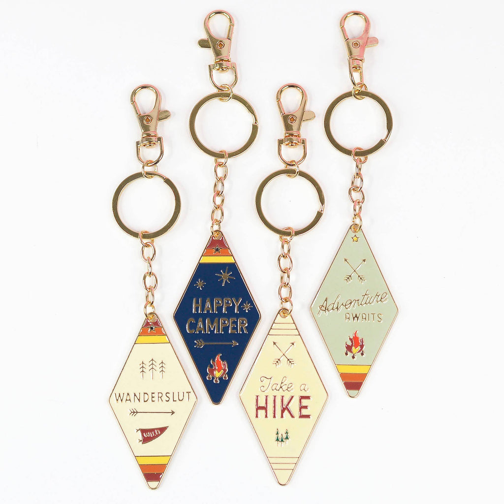 Camp Collection Enamel Motel Keychain, Enamel Keychain, Fall: Wanderslut