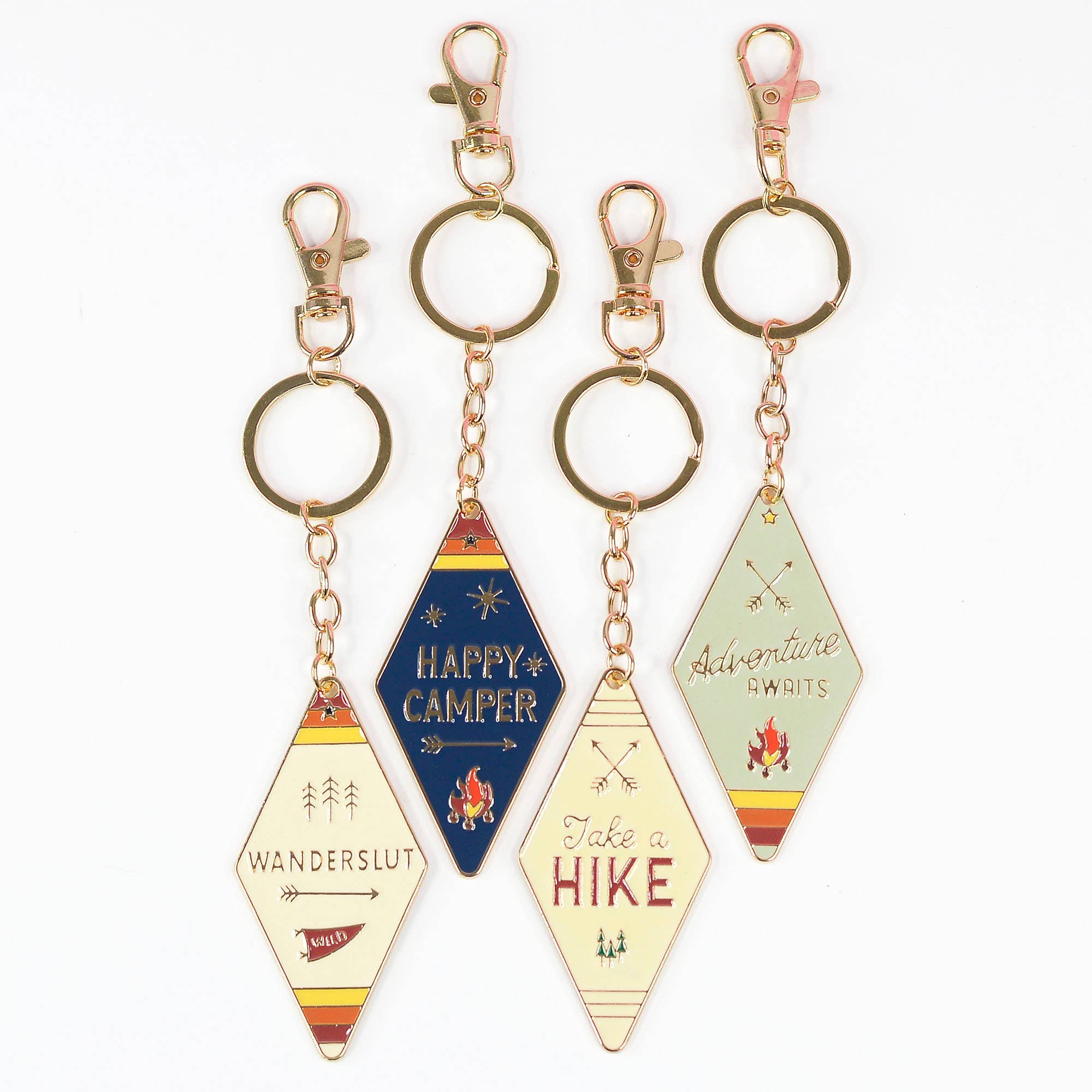 Camp Collection Enamel Motel Keychain, Enamel Keychain, Fall: Wanderslut