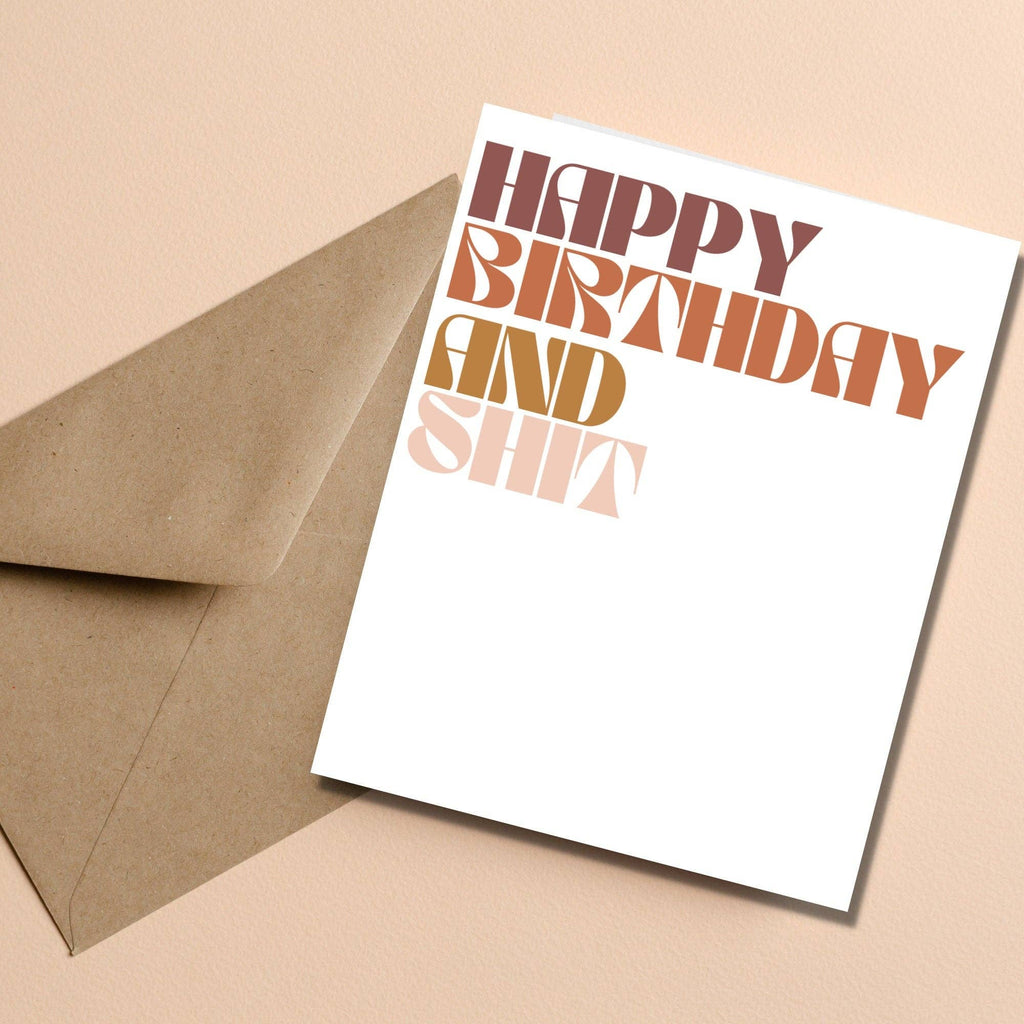 Happy Birthday and Shit Card