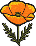 Patch - Flower - California Golden Poppy - 3" Nature Travel