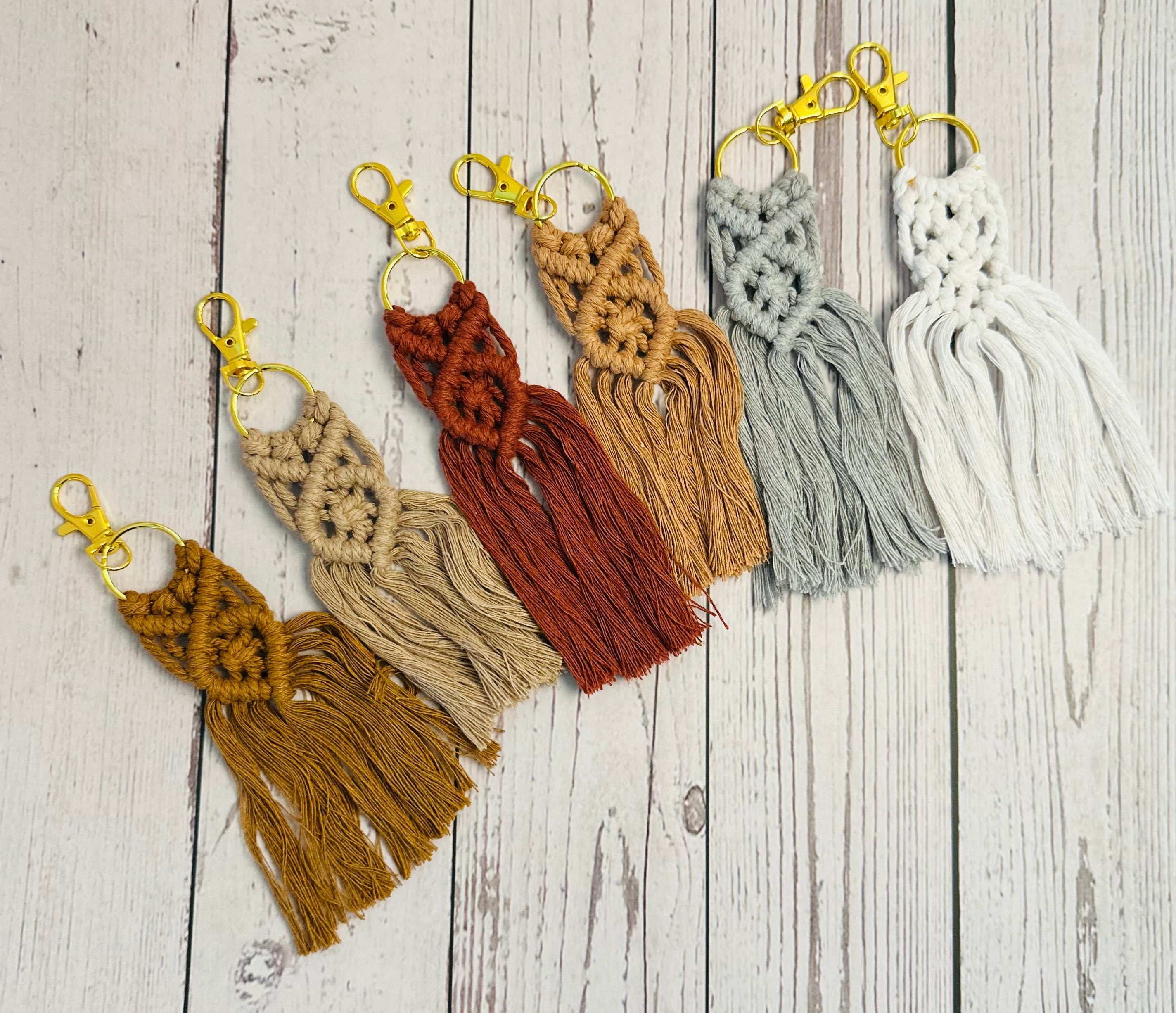 Stella Macrame Keychain