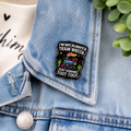 Trainwreck Enamel Pin | Funny Lapel Pin