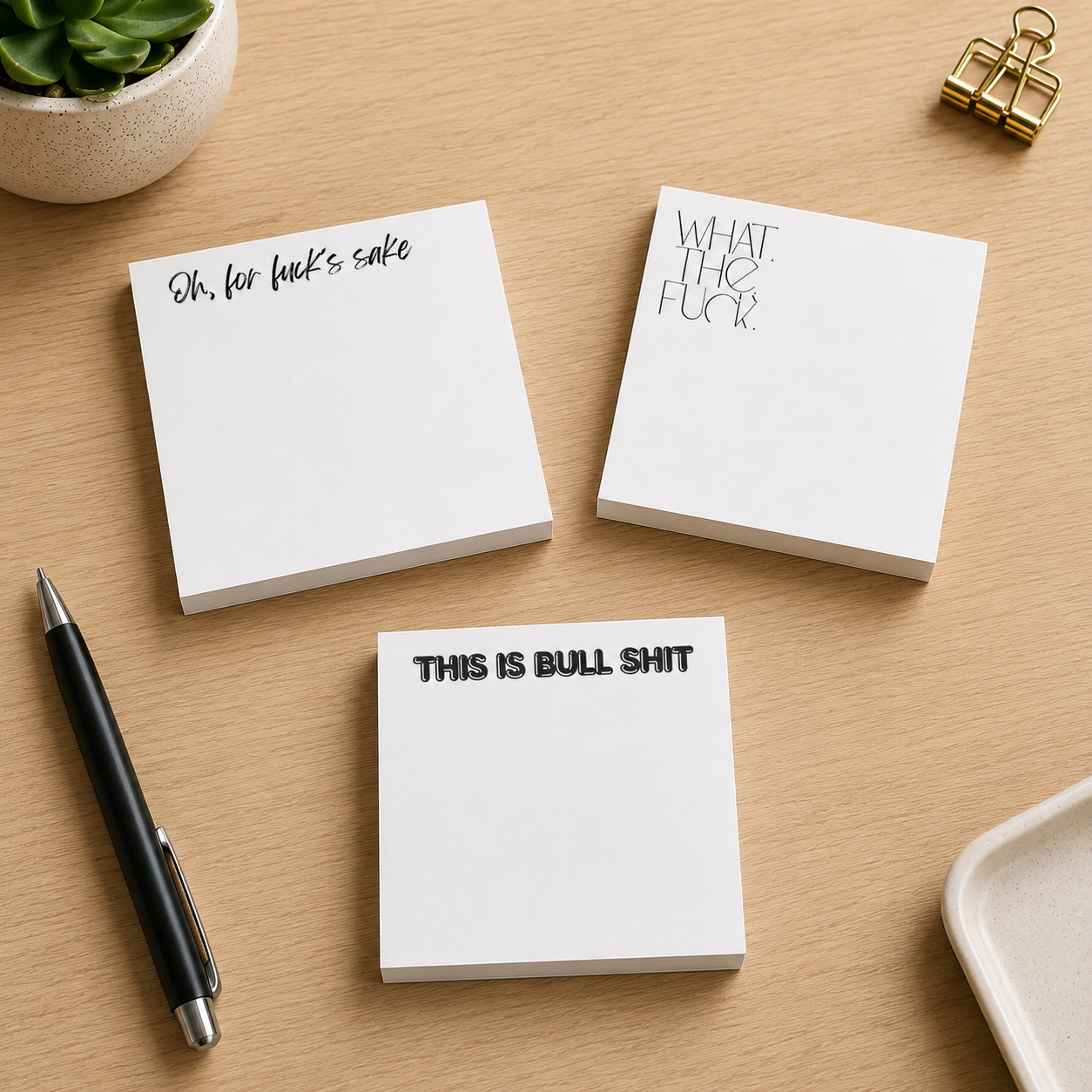 Oh, For F@ck's Sake Sticky Note Pad