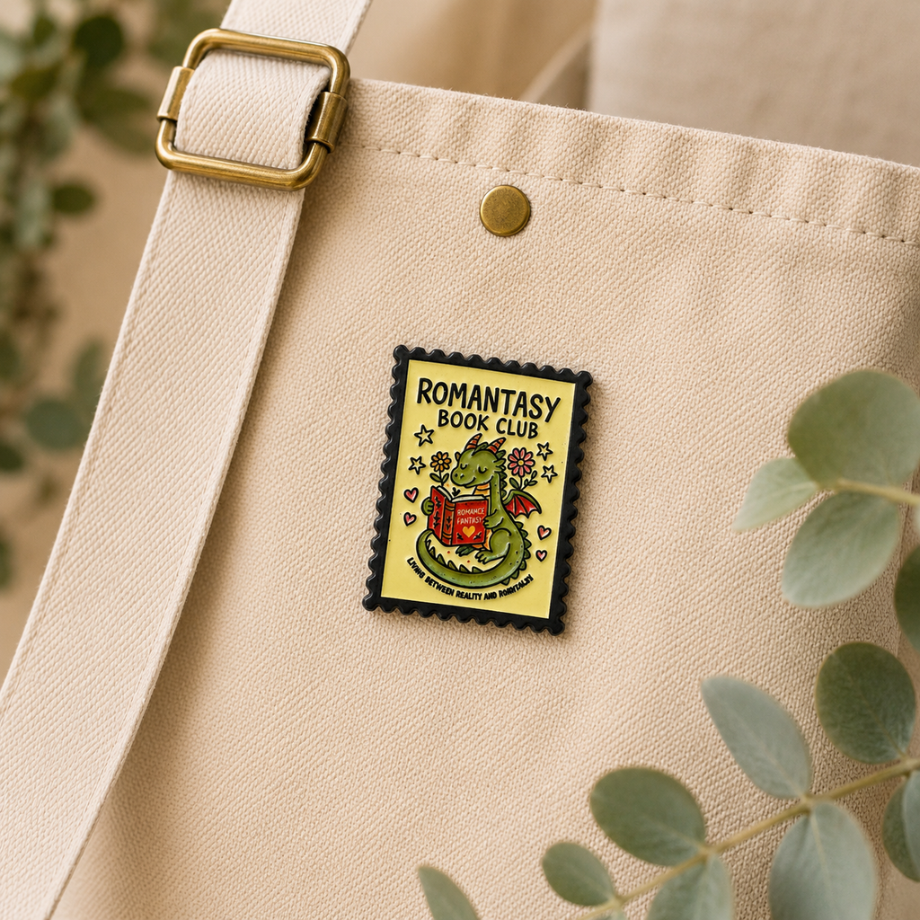 Romantasy Book Club Enamel Pin | Bookish Lapel Pin