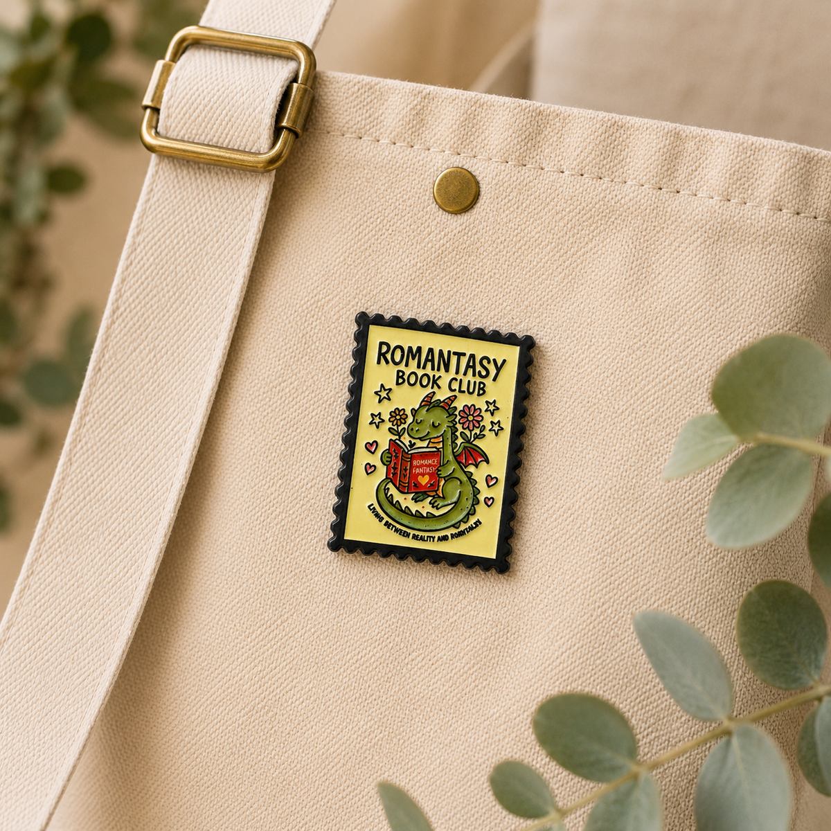 Romantasy Book Club Enamel Pin | Bookish Lapel Pin