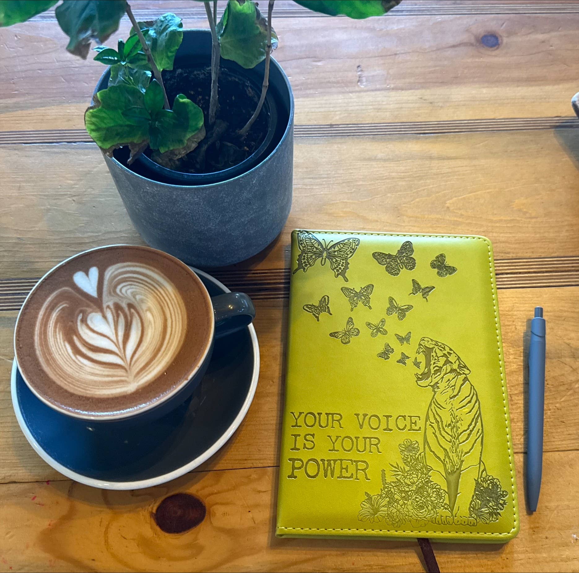 Journal Your Voice is Your Power Vegan Journal