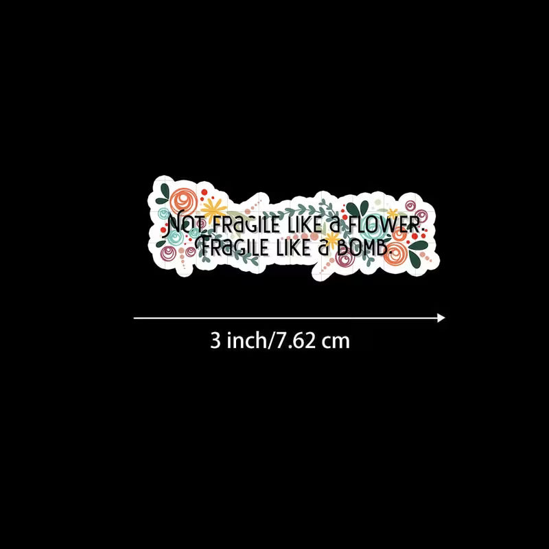 Fragile Like a Bomb Vinyl Sticker