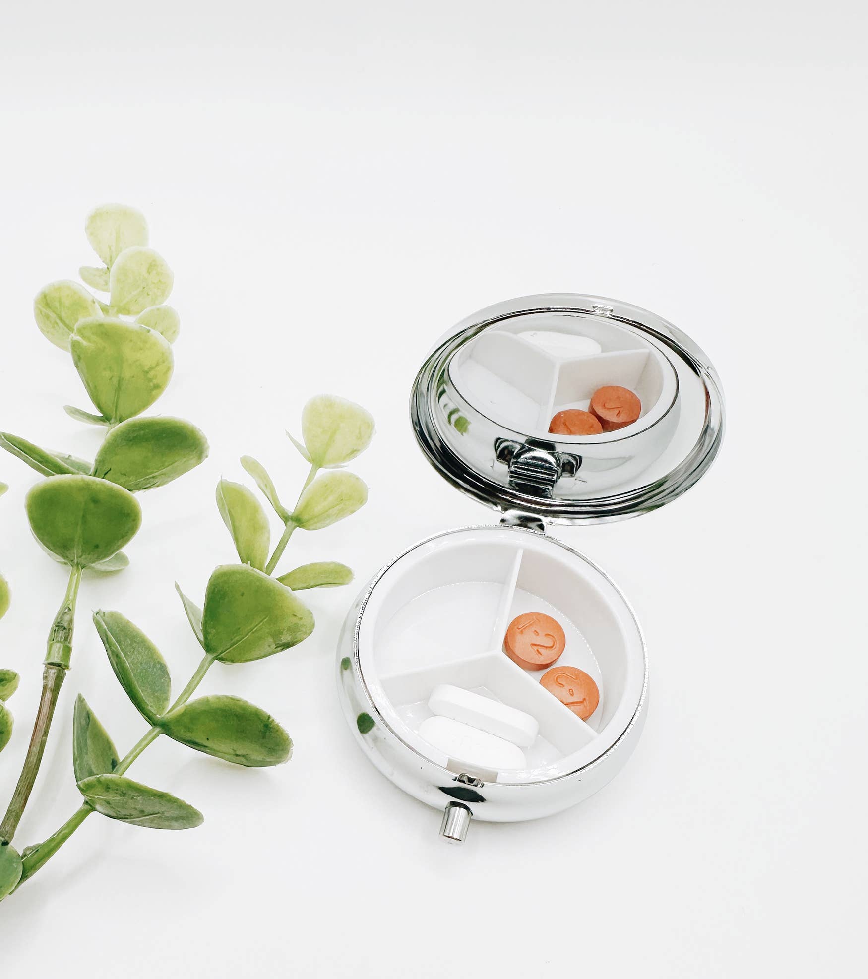 We Shell Overcome Pill Organizer | Funny Snail Pill Box | Floral Travel Pill Case | Cute Vitamin Holder | Mental Health Gift | Gift for Her
