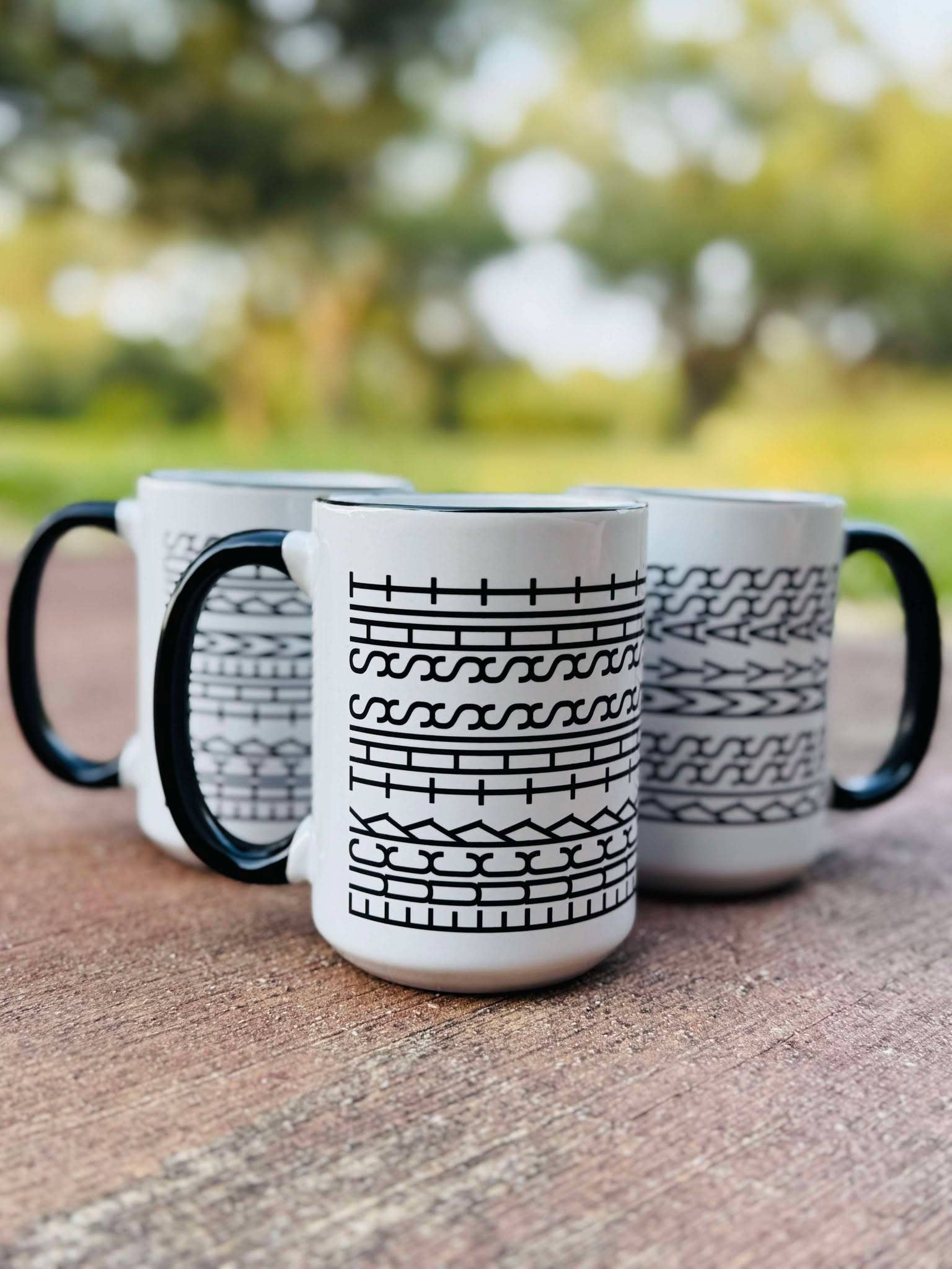 Fuck Them Kids Mug, Tire Track Mug, Hidden Message Mug: Fuck Them Kids / 11oz