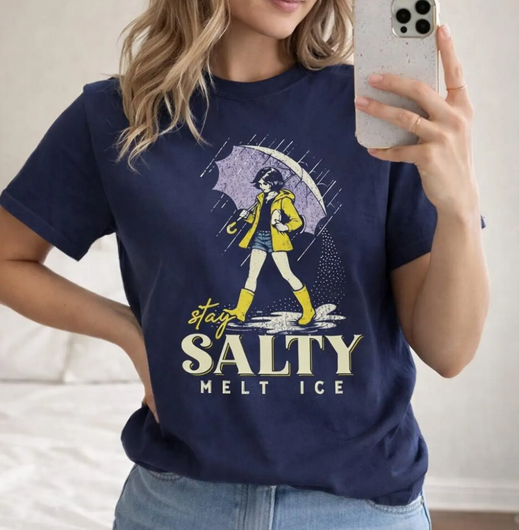 Stay Salty Melt Ice Graphic T-Shirt : L