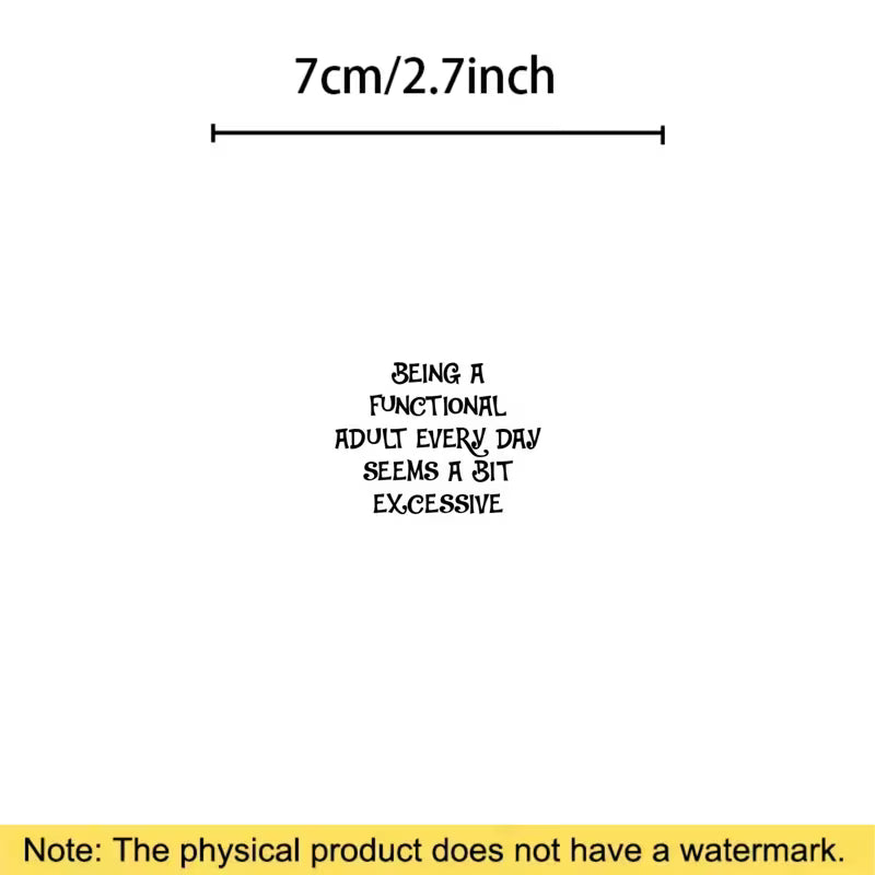 A Bit Excessive Vinyl Sticker