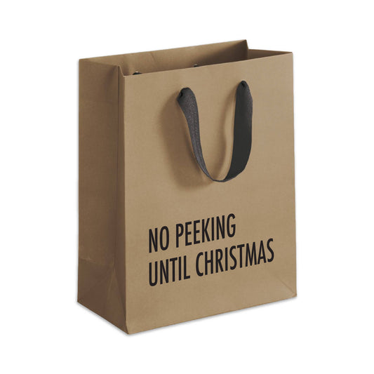 No Peeking - Holiday Funny Gift Bag