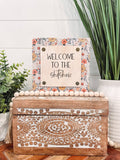 Welcome to the Shitshow Wooden Sign | Funny Engraved Wood Sign | Snarky Office Decor | 7" Shelf Sitter | Housewarming Gift