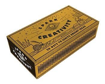 Spark Creativity Prompt Matchbox | 50 Creative Writing & Art Prompts | Gift for Artists, Writers & Creatives | Inspiration Cards