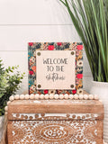 Welcome to the Shitshow Wooden Sign | Funny Engraved Wood Sign | Snarky Office Decor | 7" Shelf Sitter | Housewarming Gift